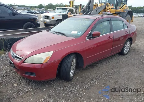 2007 Honda Accord 3.0 Ex из США, поврежденный, VIN 1HGCM66577A058040